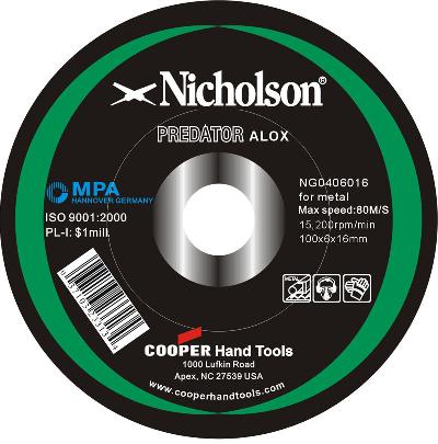 Đá cắt thép, Inox Nicholson