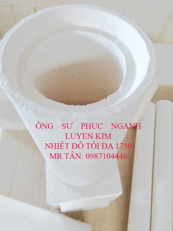 Đầu nối ống sứ chịu nhiệt