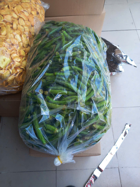 Đậu bắp sấy giòn, tươi ngon, 4kg/hộp
