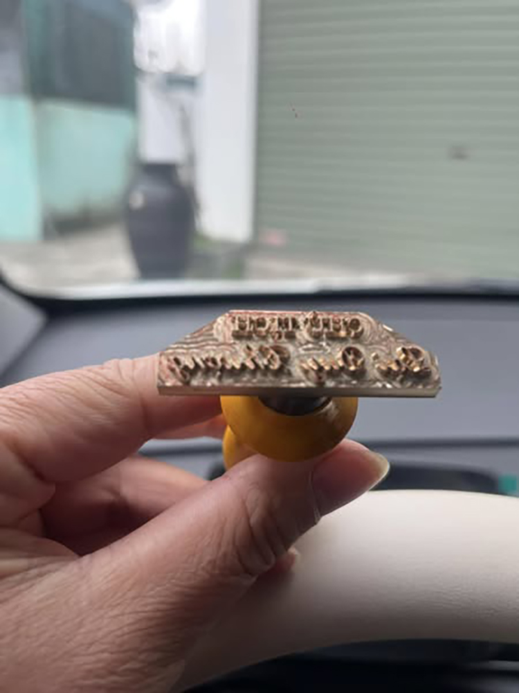 Dấu chức danh bằng đồng
