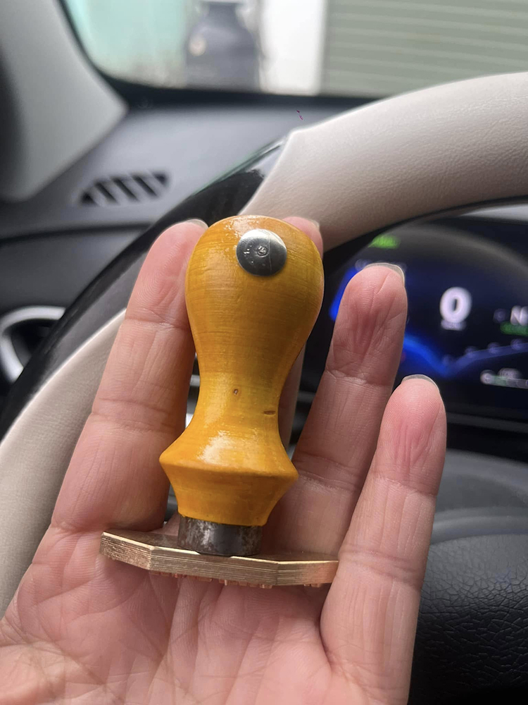 Dấu chức danh bằng đồng