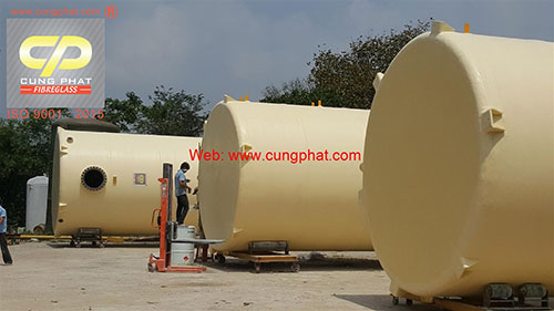 Bồn Composite FRP chứa dầu điều