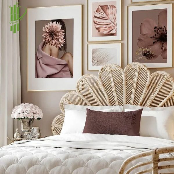 Đầu giường mây K0070