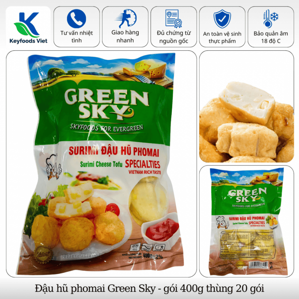 Đậu hũ phô mai Green Sky
