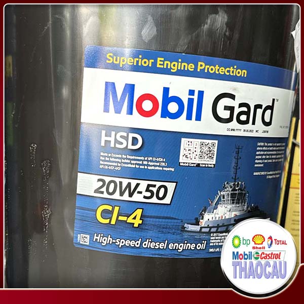 Dầu nhớt Mobil Gard 20W - 50