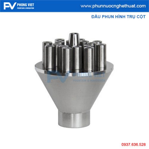 Đầu phun hình trụ PVCU25