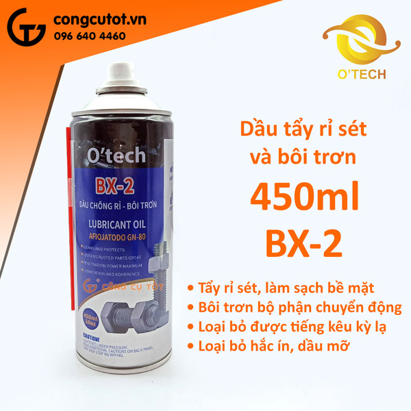 Dầu tẩy rỉ sét Otech BX-2 450ml