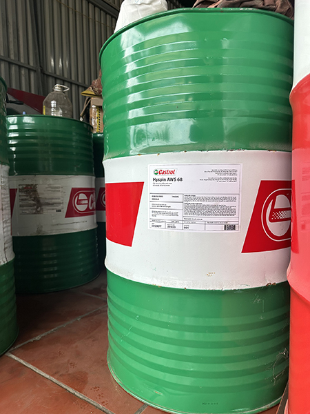 Dầu thủy lực castrol phuy Hyspin AWS 68