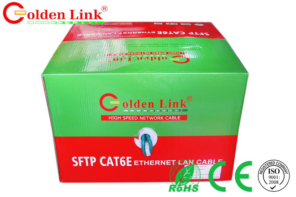 Dây cáp mạng golden link xanh lá