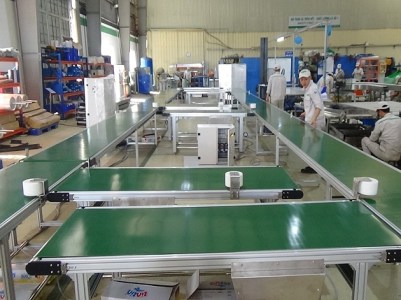 Dây chuyền băng tải PVC