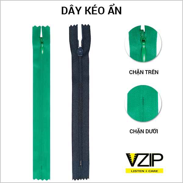 Dây kéo ẩn