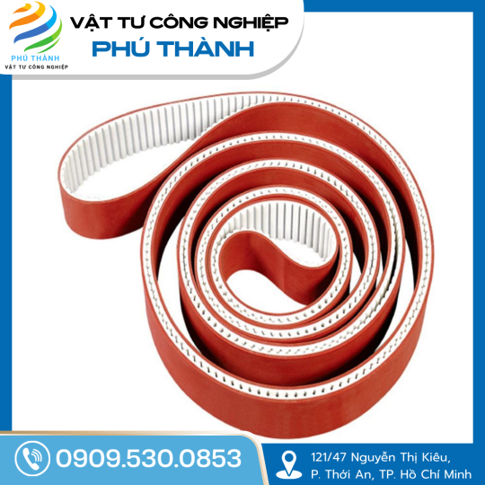 Dây Curoa đắp cao su đỏ