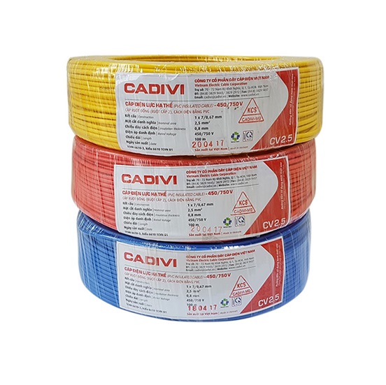 Dây cáp điện Cadivi