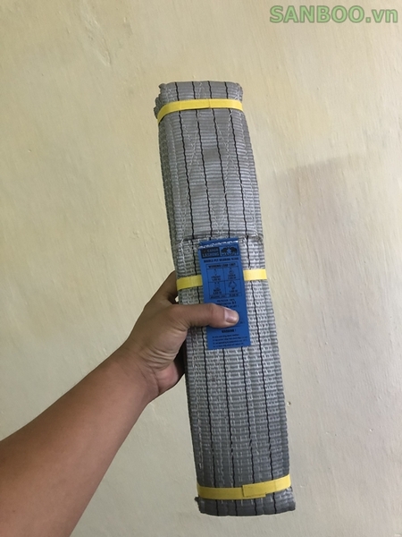 Dây cáp vải cẩu hàng 4 tấn 10cm - Hệ số an toàn 5:1