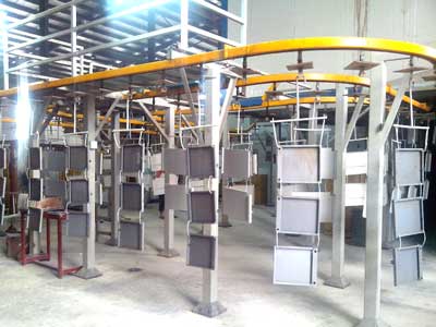 Dây chuyền sơn tĩnh điện tiêu chuẩn