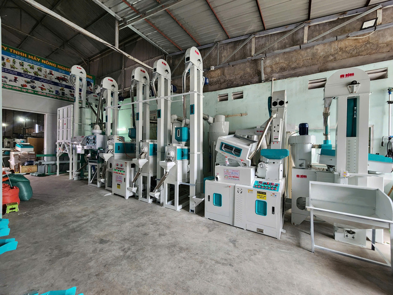 Dây chuyền xay xát công nghiệp