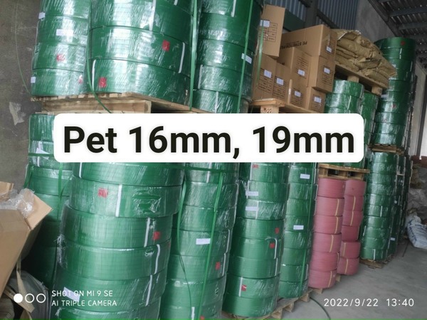 Dây đai nhựa PET 16mm, 19mm
