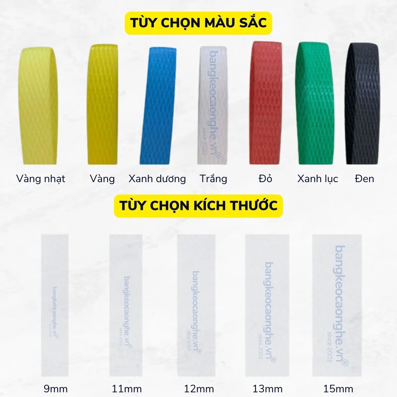 Dây đai nhựa đóng thùng