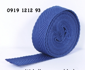 Dây dệt 25mm màu xanh