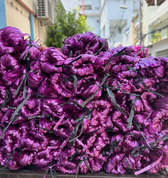Dây nilon Bẹ màu tím