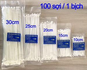Dây rút nhựa trắng