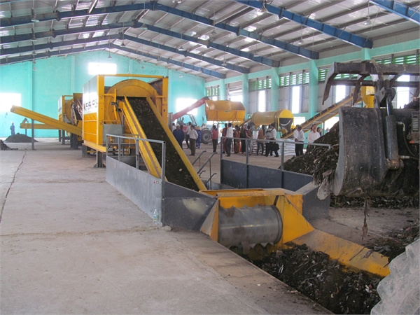 Dây chuyền xử lí rác