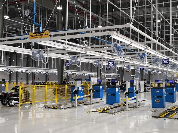 Dây chuyền lắp ráp xe máy