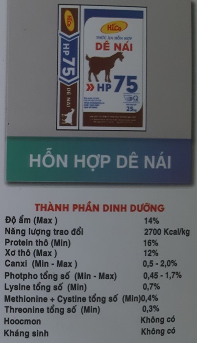 Hỗn hợp cho dê nái