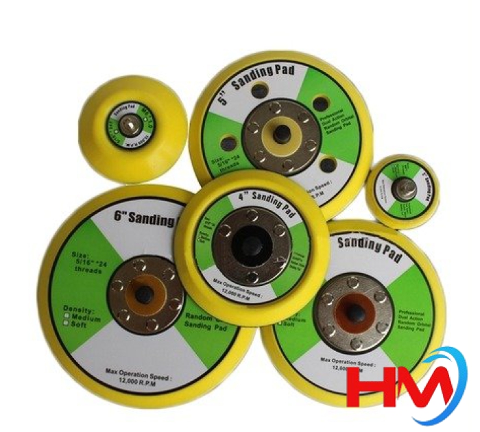 Đế chà nhám hơi sanding pad