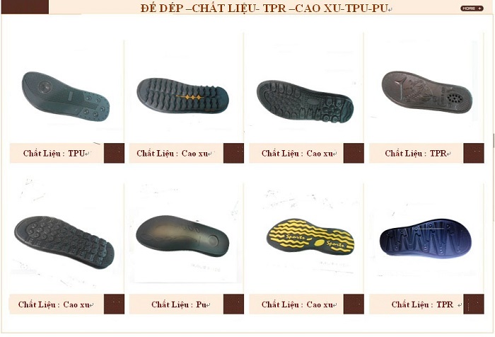 Đế dép nam