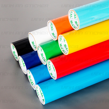 Decal màu cắt chữ