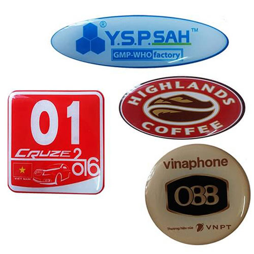 Decal nhựa dẻo in logo công ty