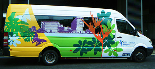 In decal ô tô