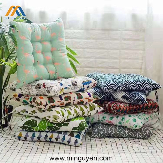 Đệm lót ngồi vải linen 45x45cm