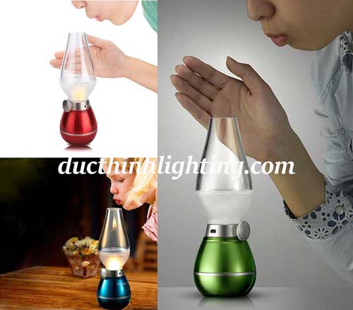 Đèn dầu Led sạc thổi tắt