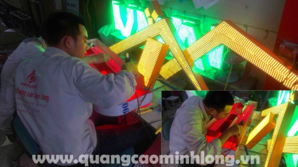 Thi công bảng biển đèn