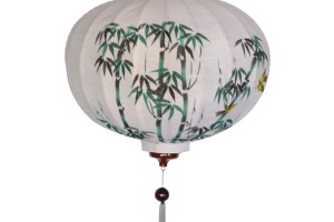 Đèn lồng lụa tròn