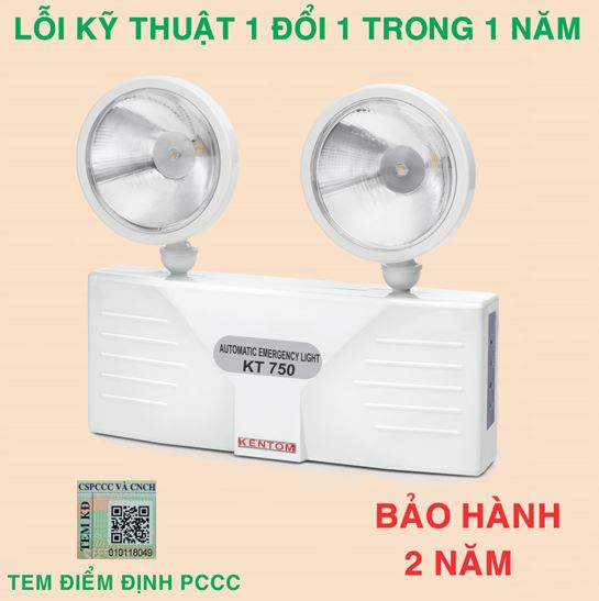 Đèn sạc chiếu sáng khẩn cấp KT750 PIN