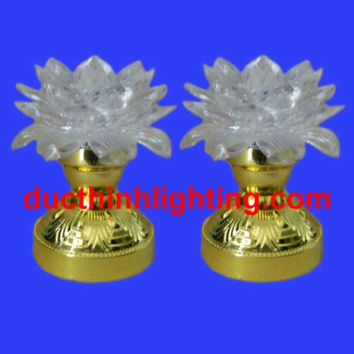 Đèn thờ hoa sen Led