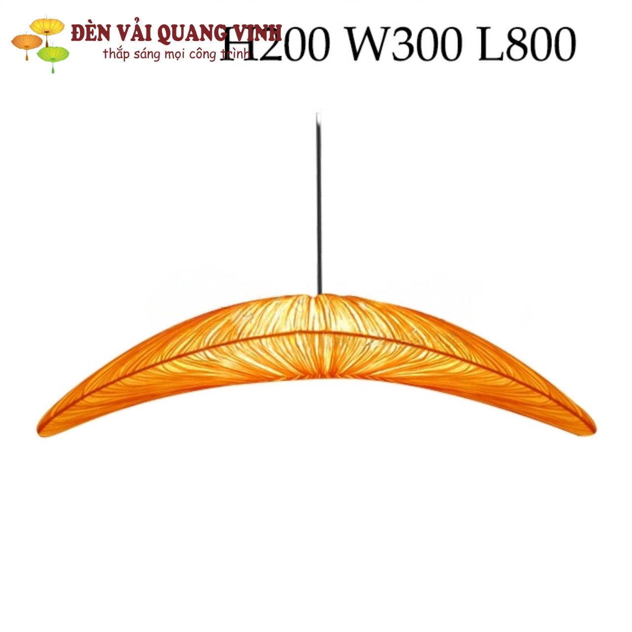 Đèn vải lụa nhăn trang trí bàn ăn