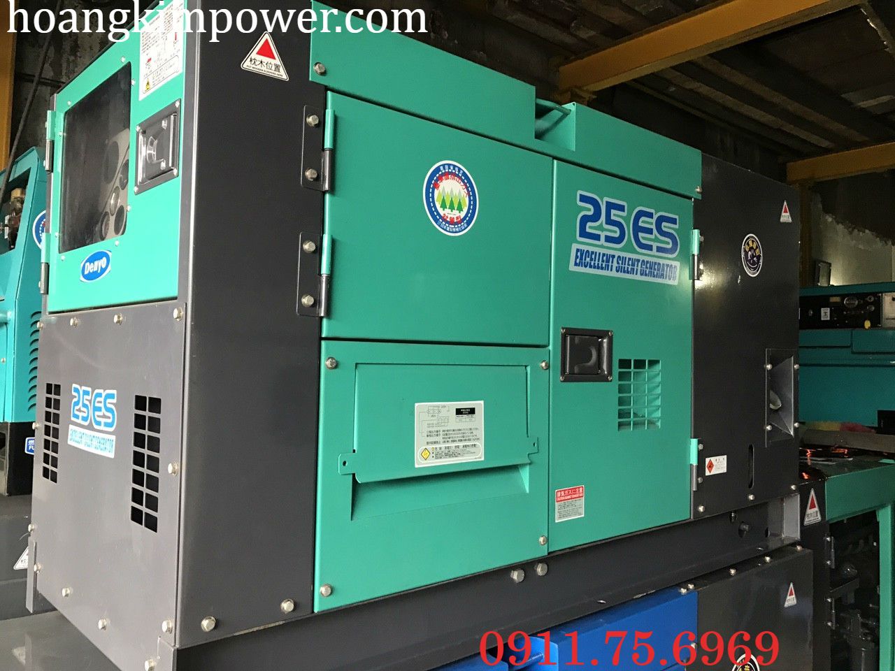 Máy phát điện Denyo cũ 25 KVA