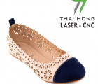 Cắt khắc laser trên dép