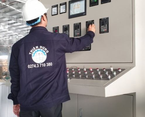 Nồi hơi đốt dăm gỗ tự động