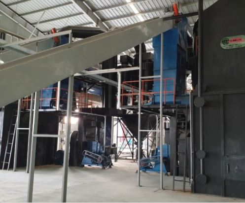 Nồi hơi đốt dăm gỗ tự động
