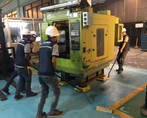 Di dời và lắp đặt máy móc