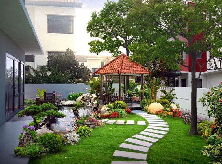 Dịch vụ thiết kế thi công sân vườn