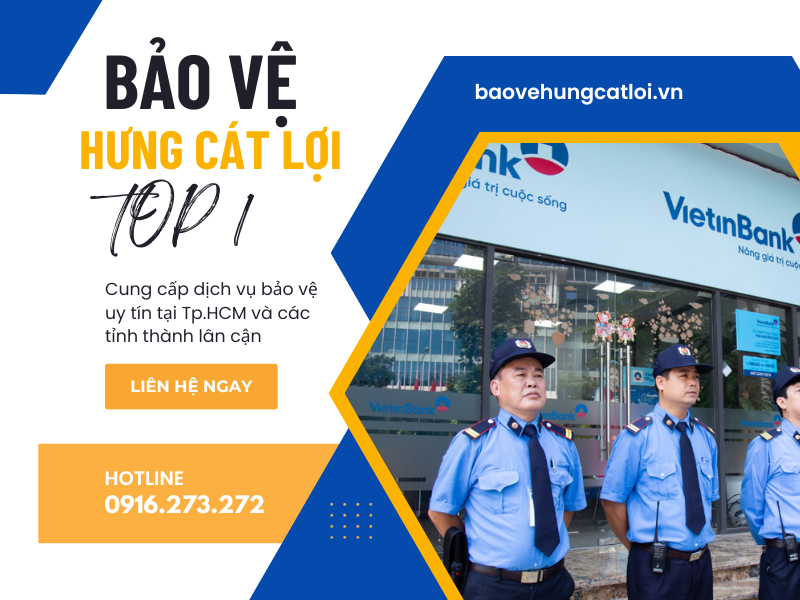 Dịch vụ bảo vệ ngân hàng