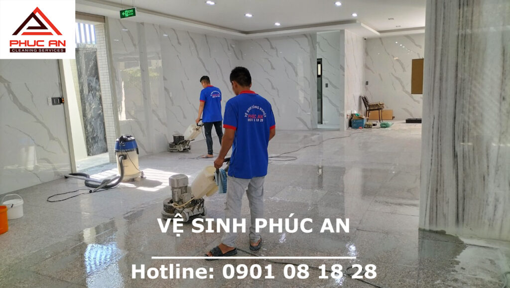 Dịch vụ đánh bóng, phục hồi sàn đá