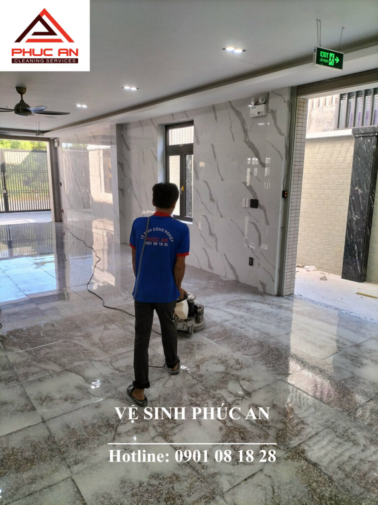 Dịch vụ đánh bóng, phục hồi sàn đá
