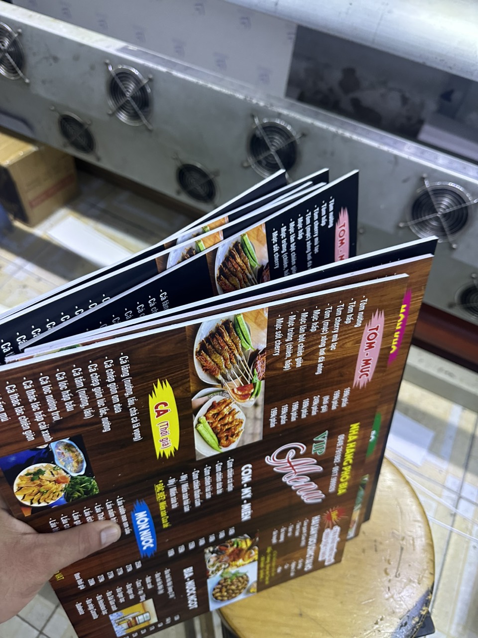Dịch vụ in ấn menu